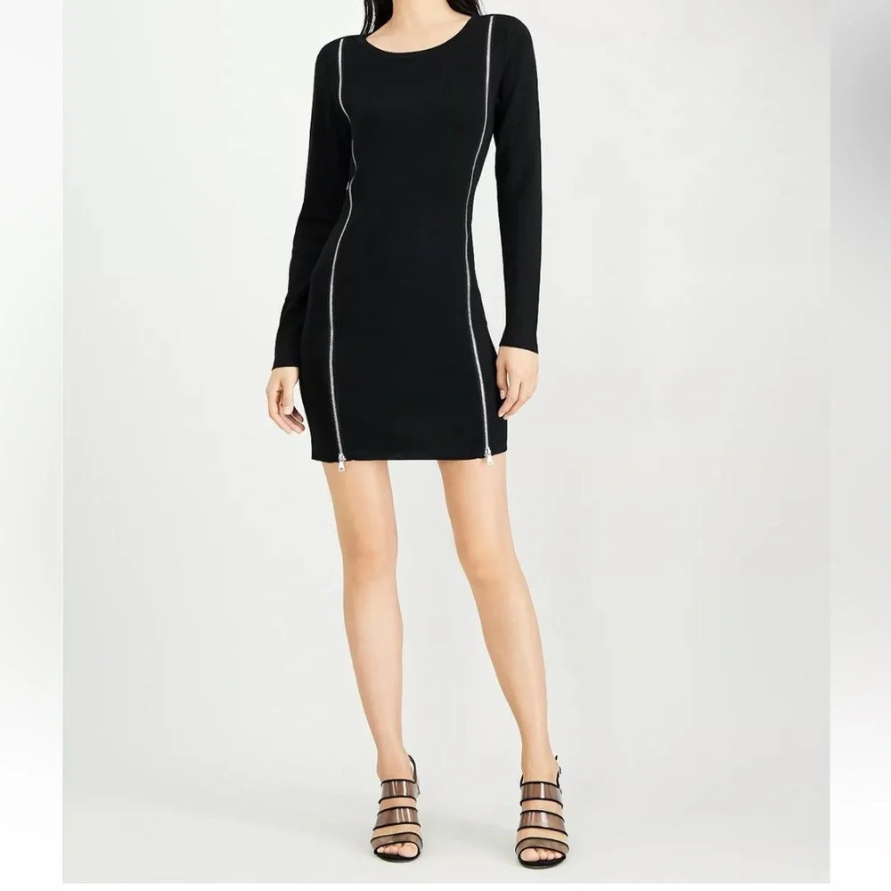 bar iii dress black Bar III Women's Sleeveless Bodycon Scoop-Neck Midi Dress Deep Black Si – CL  Quality Store main image 1